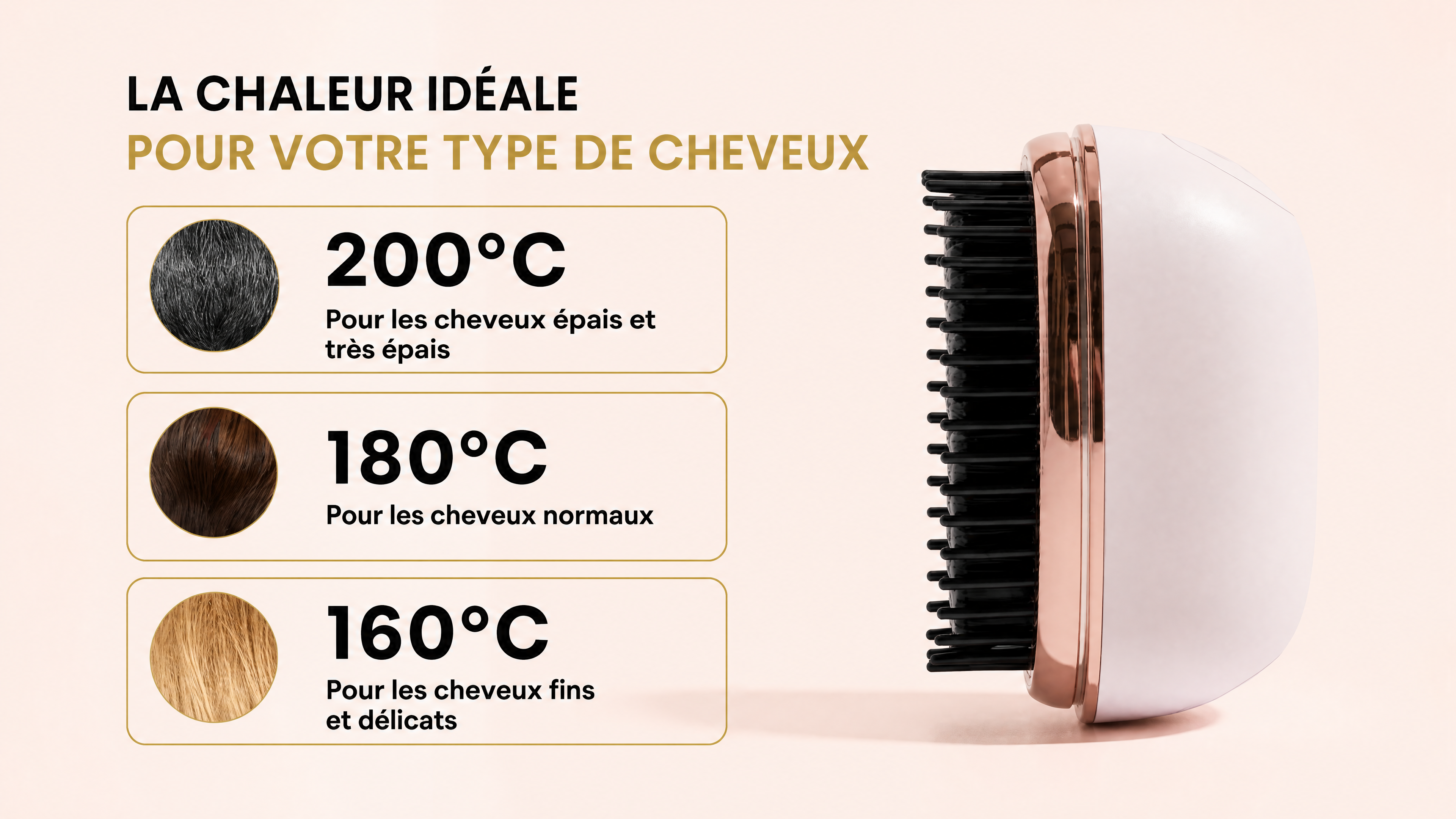 VOLUMA Mini Lisseur Chauffant Portable
