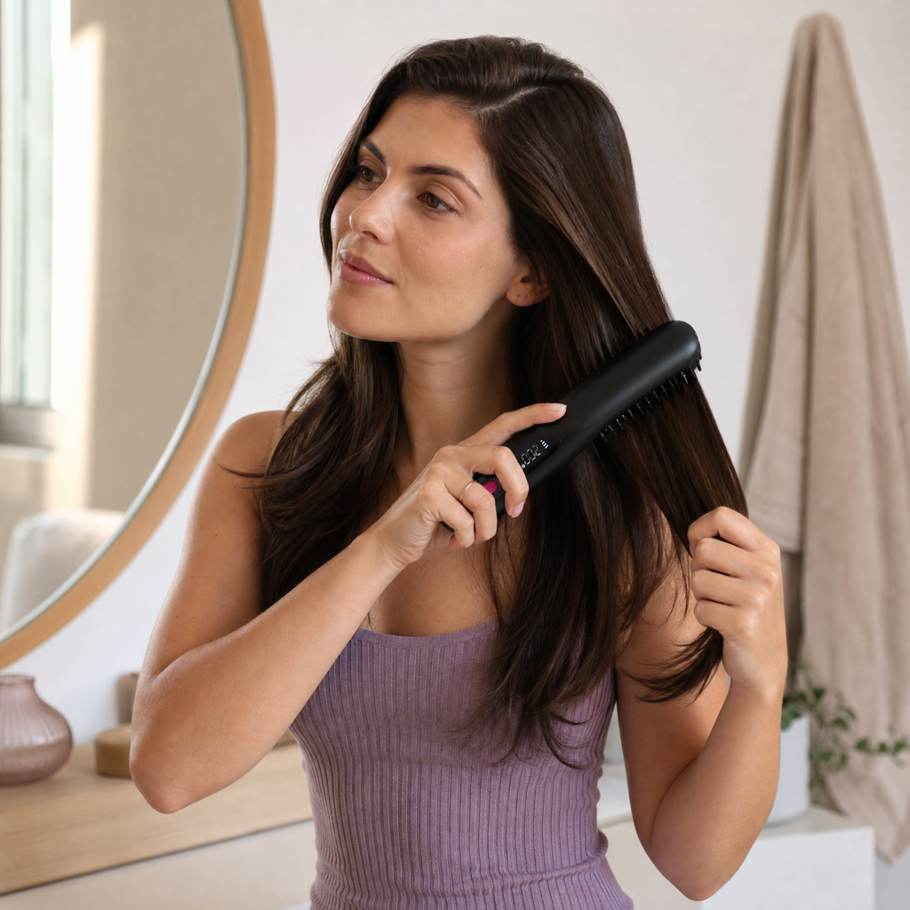 VOLUMA  — Brosse Lissante Chauffante Sans Fil
