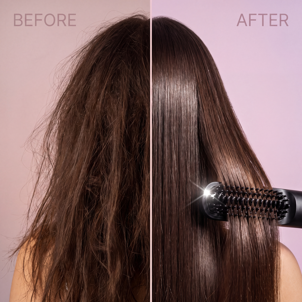 VOLUMA  — Brosse Lissante Chauffante Sans Fil